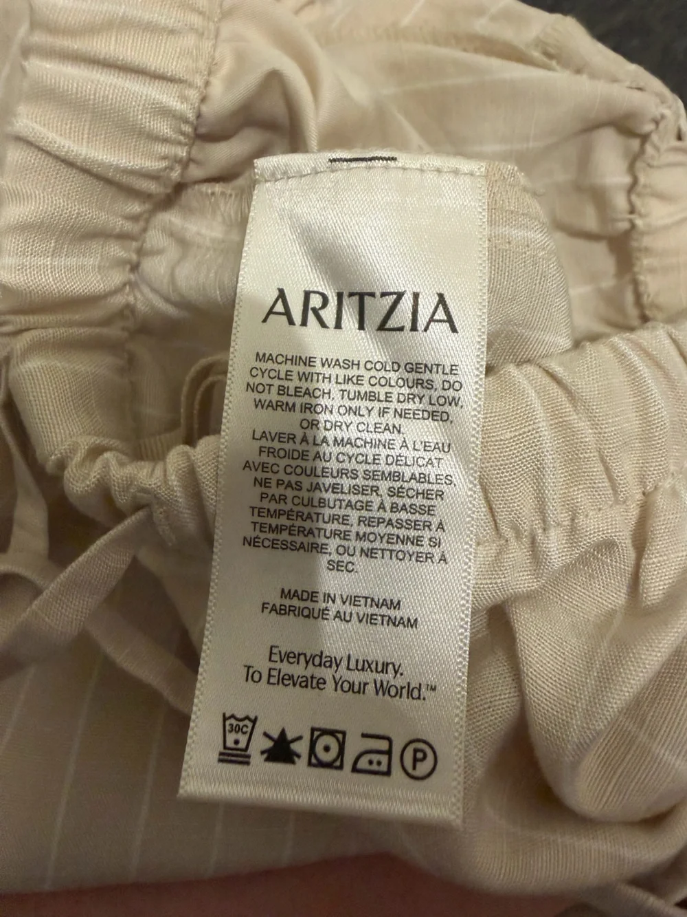 Aritzia Artisan Linen Pants